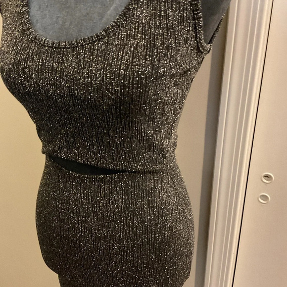 🖤 NWT See You Monday Marled Grey Cocktail Dress - Picture 4 of 6